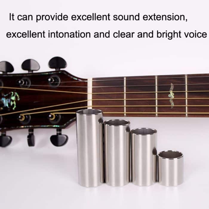 2PCS Edelstahl-Gitarren-Gleitrohr-Folk-Gleitblock, 28mm(Silver), 51mm(Silver), 60mm(Silver), 70mm(Silver), 28mm(Gold) – Bild 5