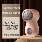 Joyroom JR-CY517 USB-Kleidungs-Pilling-Trimmer, Haushalts-Haarentferner, Stil:, JR-CY517 With Knife Head(White), JR-CY517 With Knife Head(Pink), JR-CY517 With Knife Head(Beige), JR-CY517 With 2 Knife Head(White), JR-CY517 With 2 Knife Head(Pink)... – Bild 2