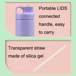 Sprühfarbe 304 Edelstahl Isolierbecher Tragbarer Outdoor-Sportbecher – Bild 3