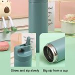 Sprühfarbe 304 Edelstahl Isolierbecher Tragbarer Outdoor-Sportbecher – Bild 5