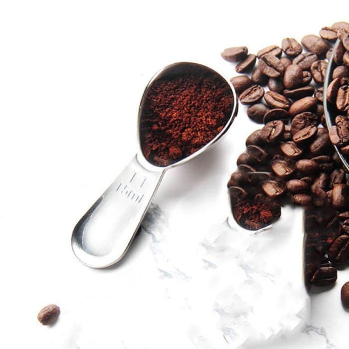 TBD0603150701-1.jpg YG-MC12 304 verdickter Edelstahl-Kaffeelöffelwaage, Skalierlöffel, Large, Small – Bild 1