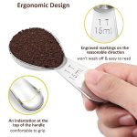 YG-MC12 304 verdickter Edelstahl-Kaffeelöffelwaage, Skalierlöffel, Large, Small – Bild 5