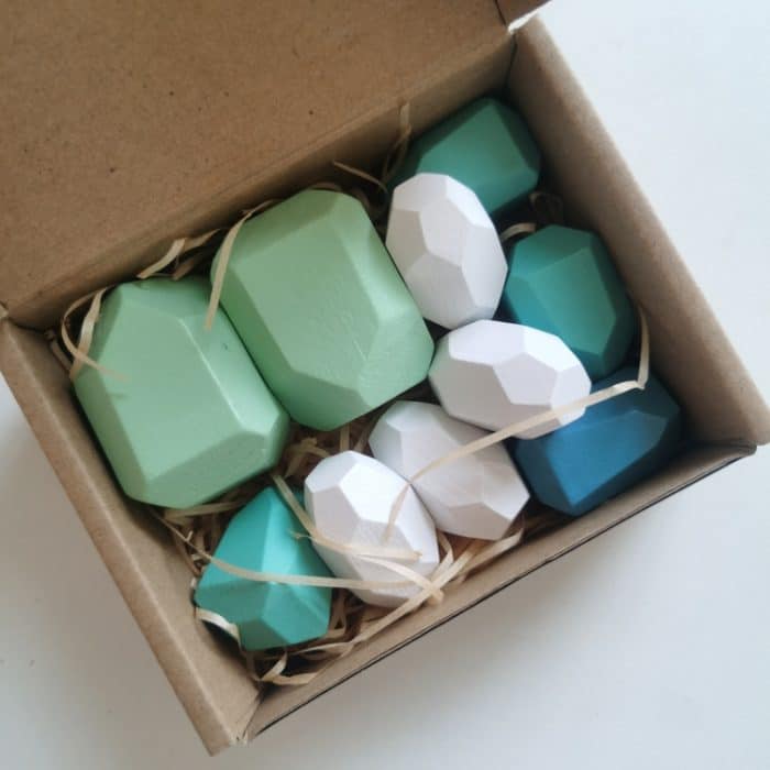 TBD0603196217.jpg Kinder Frühe Lehren Stapel Stein Bausteine Holz Stapel Stein Spielzeug – Bild 1