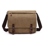Vielseitige Umhängetasche aus Segeltuch, Business-Computertasche, Khaki Large, Dark Blue Large, Coffee Large, Black Large, Khaki Medium, Dark Blue Medium, Coffee Medium, Gray Large, Gray Medium, Green Large, Green Medium