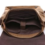 Vielseitige Umhängetasche aus Segeltuch, Business-Computertasche, Khaki Large, Dark Blue Large, Coffee Large, Black Large, Khaki Medium, Dark Blue Medium, Coffee Medium, Gray Large, Gray Medium, Green Large, Green Medium – Bild 4