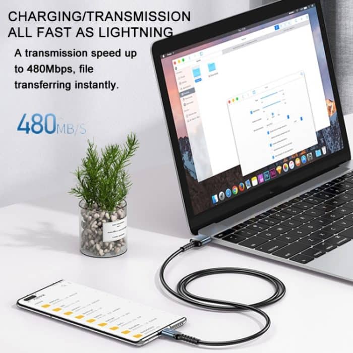 REMAX RC-C008 2,4 A weiches, bruchsicheres TPE-Datenkabel, Länge 1 m – Bild 6