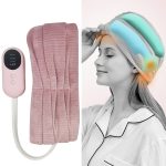 K2009 Air Wave Kopfmassagegerät Heizung Kompresse Airbag Home Sleep Massage Instrument, K2009 Pink, K2009 Grey