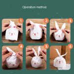 1 Beutel Süßigkeiten-Verpackungsbeutel, Backkeks-Geschenktüten, Little Rabbit and Bear, White Rainy Animal, Space Rabbit, Strawberry Flower, Blue Bunny Girl, Pink Rabbit Flower, Fresh Flower, Colorful Abstract Strip, Green White Cat, Red Fried Egg... – Bild 5