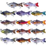 HENGJIA JM062 7 Abschnitte Fisch Kunstköder VIB Minnow Angelköder, JM062 (1), JM062 (2), JM062 (3), JM062 (4), JM062 (5) – Bild 2