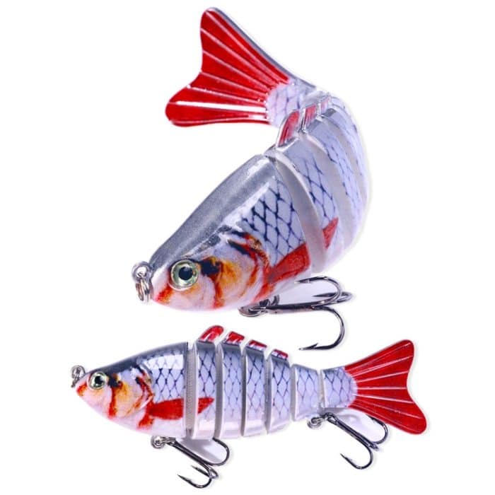 HENGJIA JM062 7 Abschnitte Fisch Kunstköder VIB Minnow Angelköder, JM062 (1), JM062 (2), JM062 (3), JM062 (4), JM062 (5) – Bild 5