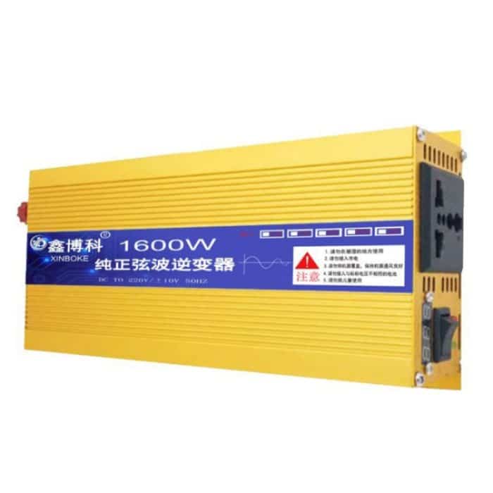 XINBOKE Hochleistungs-Sinus-Wechselrichter für Haushalt und Auto, 12V 1600W To 220V 800W(Single Display), 24V 1600W To 220V 800W(Single Display), 48V 1600W To 220V 800W(Single Display), 60V 1600W To 220V 800W(Single Display)... – Bild 1