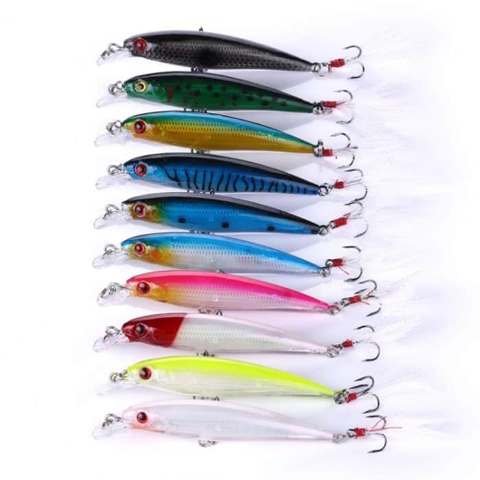 HENGJIA MI094 Simulation Laser Fake Lures Minnow Fishing Baits, 1, 2, 3, 4, 5 – Bild 2