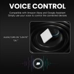 Tuya ZigBee Smart Single-Fire Zero-Fire Sharing Timing Voice Wandschalter EU-Stecker, Stil: – Bild 6