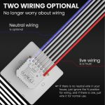 Tuya ZigBee Smart Single-Fire Zero-Fire Sharing Timing Voice Wandschalter EU-Stecker, Stil: – Bild 7