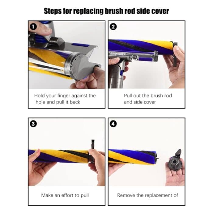 Für Dyson V12 V15 Slim Staubsauger Direktantrieb Bürstenstange Weiche Samt-Saugkopfbürste – Bild 6