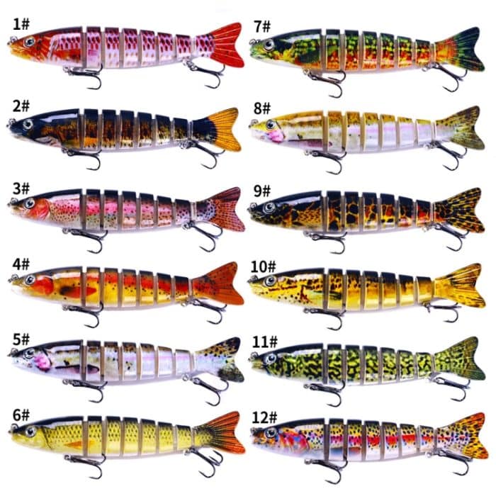 HENGJIA JM064 Mehrteilige Fisch-Minnow-Bionic-Fake-Köder zum Meeresangeln, sinkende Köder, JM064 (1), JM064 (2), JM064 (3), JM064 (4), JM064 (5) – Bild 2