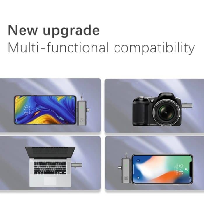 S17 Drahtloses 3-in-1-Lavalier-Mikrofon für Telefon-Spiegelreflexkamera-Lautsprecher, Spezifikationen:, One Drag 1, 1 Drag Two – Bild 3