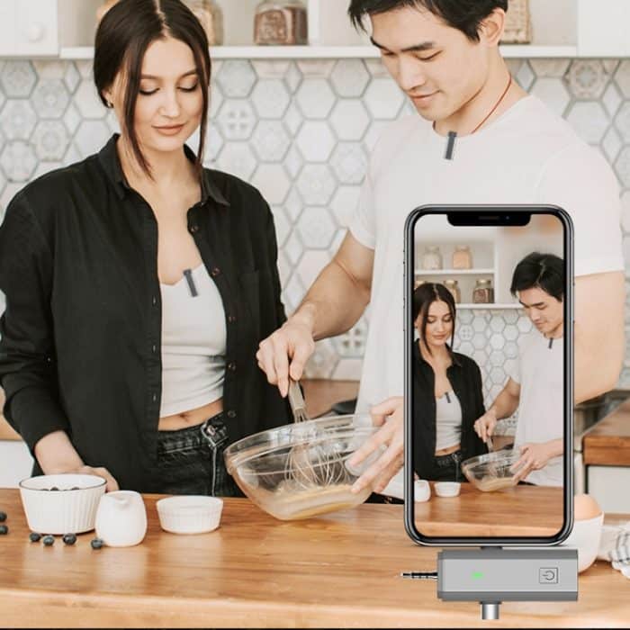 S17 Drahtloses 3-in-1-Lavalier-Mikrofon für Telefon-Spiegelreflexkamera-Lautsprecher, Spezifikationen:, One Drag 1, 1 Drag Two – Bild 7