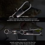 HENGJIA SS007 50 Stück/Beutel B-Pin-Stecker 8-förmiges Drehschlaufen-Zubehör, 1/0+5B (60mm), 2/0+5B (57mm), 3/0+6B (67mm), 4/0+6B (70mm), 5/0+6B (78mm) – Bild 4