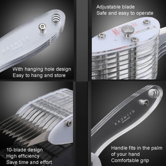 Kacheeg Kitchen Cut Squid Flower Knife Multifunktionaler Blumenschneider, Messerabstand:, 3mm Flower Cutter, 5mm Flower Cutter – Bild 5