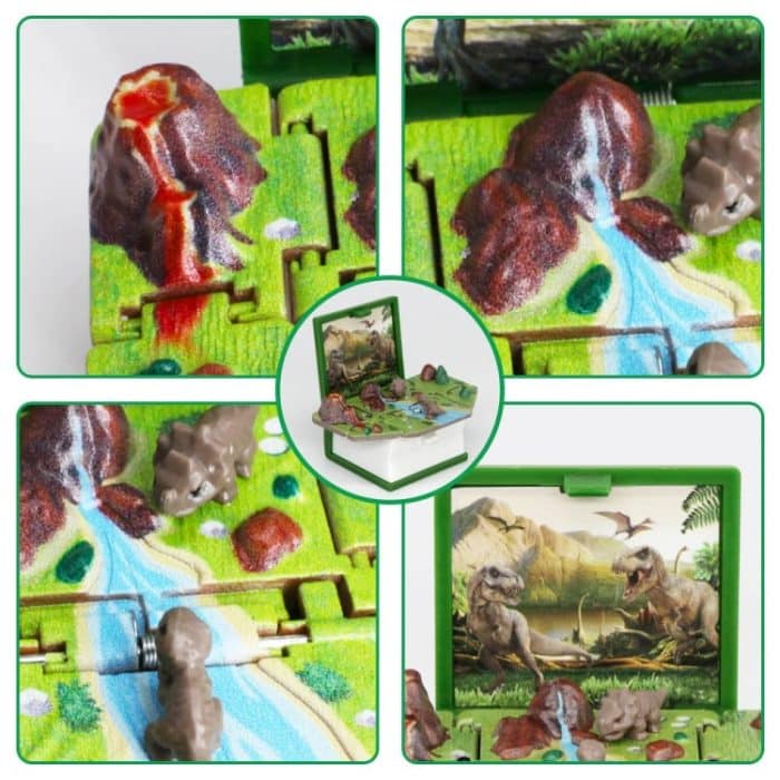 Stereo-Klappbuch-Schlüsselanhänger, Lernspielzeug für Kinder – Bild 2