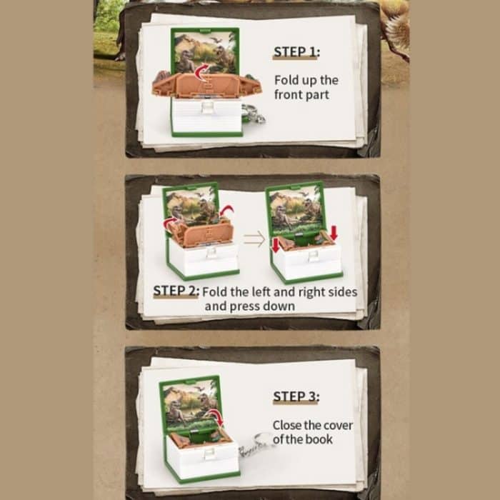 Stereo-Klappbuch-Schlüsselanhänger, Lernspielzeug für Kinder – Bild 3