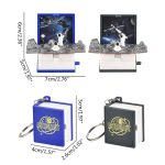 Stereo-Klappbuch-Schlüsselanhänger, Lernspielzeug für Kinder – Bild 4