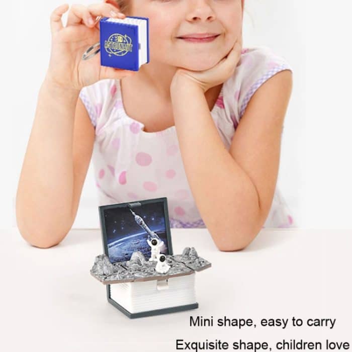 Stereo-Klappbuch-Schlüsselanhänger, Lernspielzeug für Kinder – Bild 6