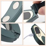 Mikrostrom-EMS-Gesichtsverdünnungsinstrument, intelligentes Rot-Blau-Farblicht-Hautverjüngungs-Schönheitsinstrument, (Green), (Pink) – Bild 2