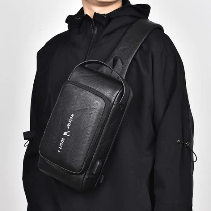 WEIXIER X318 Einzelschulter-Crossbody-Rucksack für Herren, wasserdicht, Diebstahlsicherung, kleiner Rucksack – Bild 2