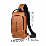 WEIXIER X318 Einzelschulter-Crossbody-Rucksack für Herren, wasserdicht, Diebstahlsicherung, kleiner Rucksack – Bild 5
