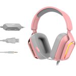 Ajazz AX368 RGB-Headset mit Audioerkennung für Computerspiele, AX368 3.5mm Version Pink, AX368 3.5mm Version Black, AX368 7.1 Channel Version Pink, AX368 7.1 Channel Version Black