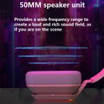 Ajazz AX368 RGB-Headset mit Audioerkennung für Computerspiele, AX368 3.5mm Version Pink, AX368 3.5mm Version Black, AX368 7.1 Channel Version Pink, AX368 7.1 Channel Version Black – Bild 6