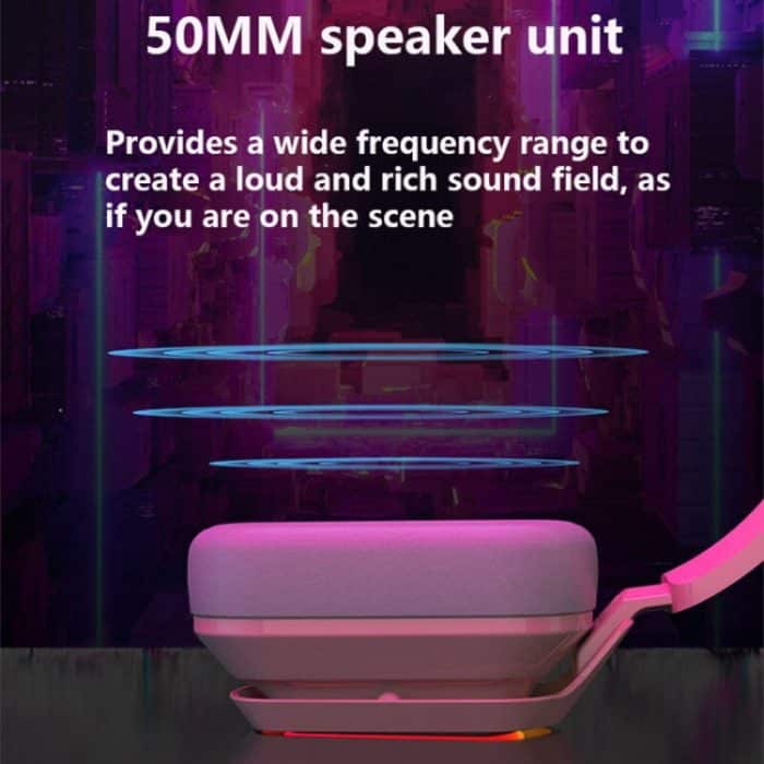 Ajazz AX368 RGB-Headset mit Audioerkennung für Computerspiele, AX368 3.5mm Version Pink, AX368 3.5mm Version Black, AX368 7.1 Channel Version Pink, AX368 7.1 Channel Version Black – Bild 6