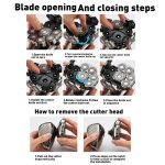 9 Messerkopf Multifunktionaler USB-Rasierer Ganzkörper-Wasserwaschrasierer Männer Haarkahl, Single Machine, 6 In 1 – Bild 9