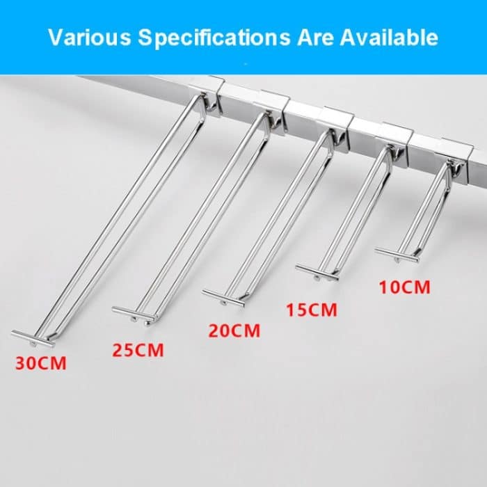 Vierkantrohr-Supermarkthaken mit doppelter Schnur, 10cm, 15cm, 20cm, 25cm, 30cm – Bild 3