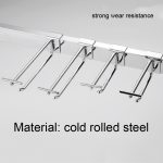 Vierkantrohr-Supermarkthaken mit doppelter Schnur, 10cm, 15cm, 20cm, 25cm, 30cm – Bild 4