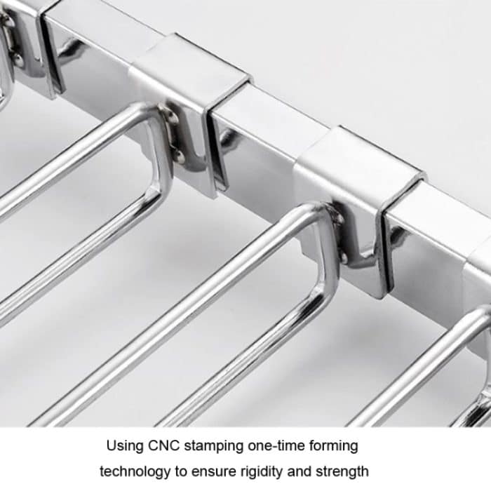 Vierkantrohr-Supermarkthaken mit doppelter Schnur, 10cm, 15cm, 20cm, 25cm, 30cm – Bild 5