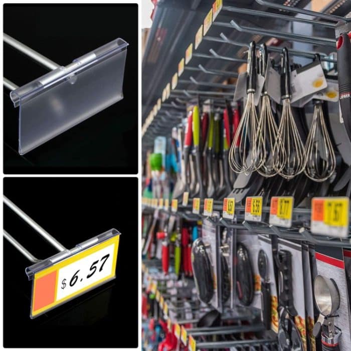 Vierkantrohr-Supermarkthaken mit doppelter Schnur, 10cm, 15cm, 20cm, 25cm, 30cm – Bild 7