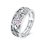 Mode 925 Sterling Silber Gänseblümchen Blume Fingerringe für Frauen Hochzeit Verlobungsschmuck