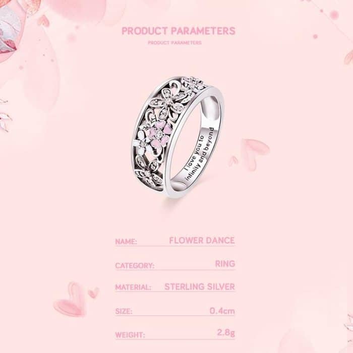 Mode 925 Sterling Silber Gänseblümchen Blume Fingerringe für Frauen Hochzeit Verlobungsschmuck – Bild 7