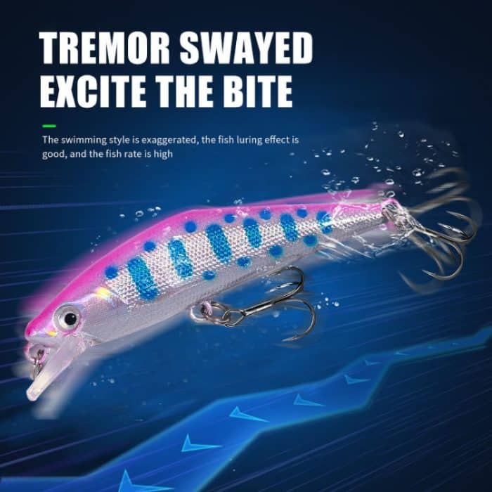 HENGJIA 5,7 cm 3,4 g Microbe Road Lures Langsam sinkender Minnow-Kunstköder, 1, 2, 3, 4, 5 – Bild 8