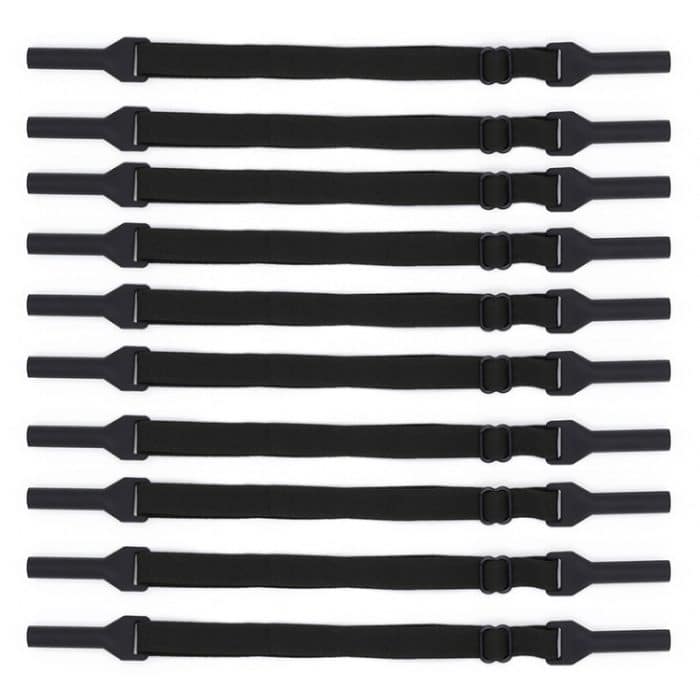 TBD0603876301A.jpg 10 Stück kurze Brille, rutschfestes Seil, verstellbare elastische Sportbeine, Anti-Drop-Festriemen – Bild 1