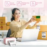 Phomemo PM246S Adressetikettendrucker Thermopapier Express E-Manifest-Drucker, US, EU – Bild 9