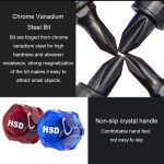 Tragbarer Kreuzschlitz- und gerader 2-in-1-Schraubendreher mit kurzem Griff und Magnetismus, HSD HS-105, HSD HS-206 – Bild 6