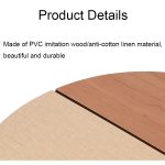 G218B Holz Wohnzimmer Digital Display Uhr Home Dekoration Wanduhr – Bild 7