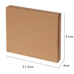 G218B Holz Wohnzimmer Digital Display Uhr Home Dekoration Wanduhr – Bild 9