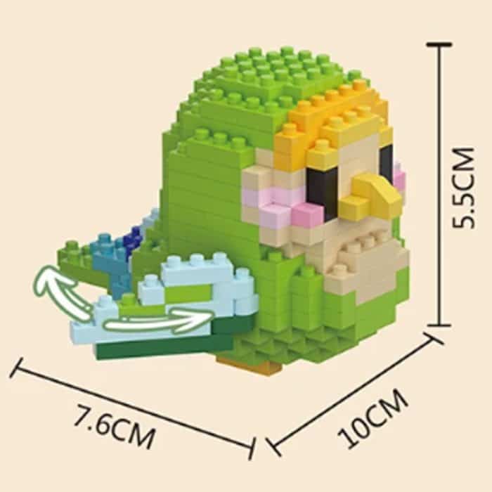 Kinder pädagogische Montage Vogel Modell Bausteine Spielzeug – Bild 2