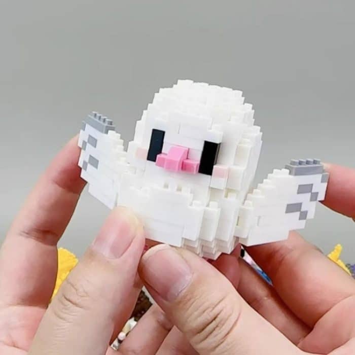 Kinder pädagogische Montage Vogel Modell Bausteine Spielzeug – Bild 6