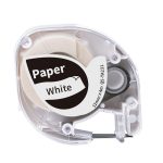 Für Phomemo P12 / P12 Pro 12 mm x 4 m Etikettenband für Verbrauchsmaterialien, Black Word On White Thermal Paper, Black Word On White Synthetic Paper, Black Word On White Thermal Transfer, Black Word On Transparent Synthetic Paper...